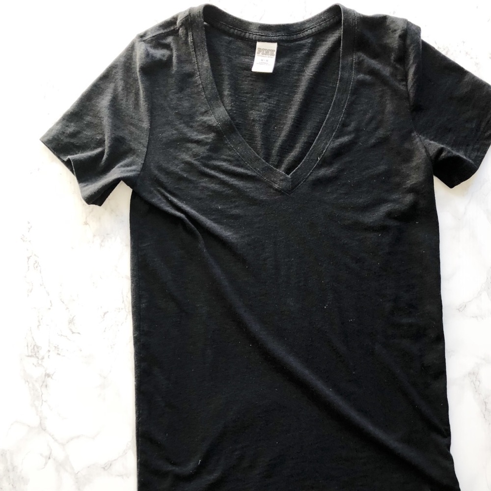 Victoria secret pink black V-neck size M